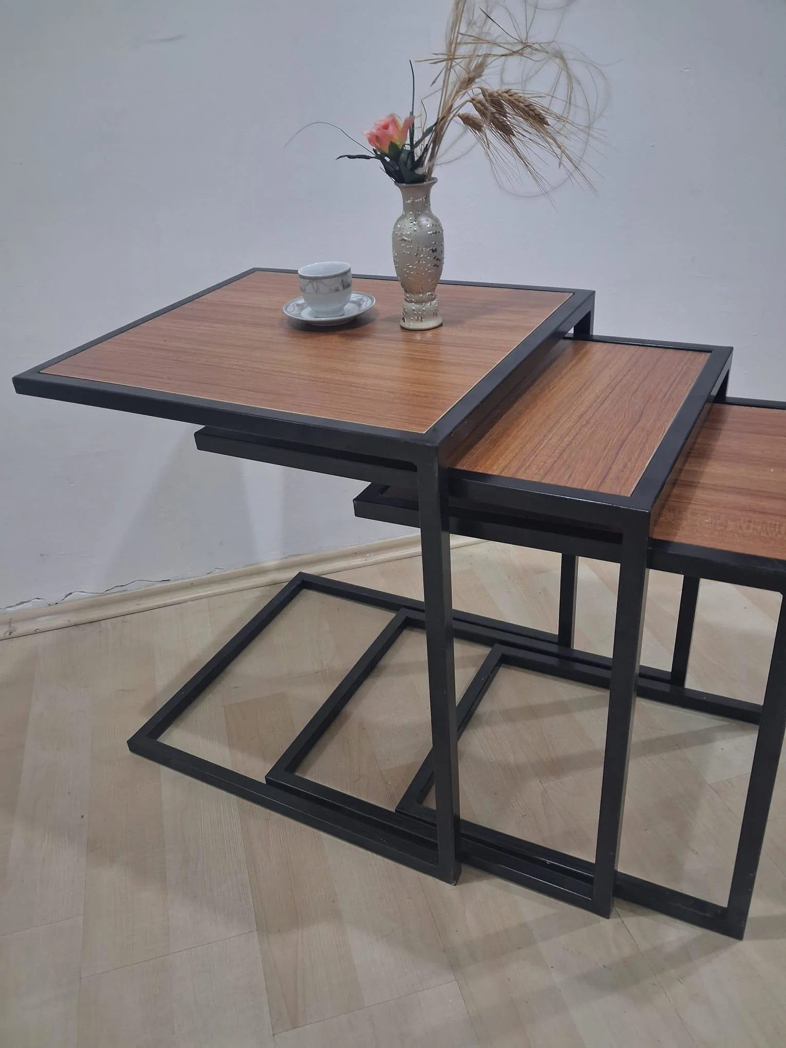 Zigon ZLF 3LÜ 14097C Model Metal Siyah fırın boya MDF Ceviz Theak tabla Elyapım Zigon ZLF 3LÜ 14097C Model Metal Siyah fırın boya MDF Ceviz Theak tabla Elyapım Fiyatı, Yorumları ve Özellikleri