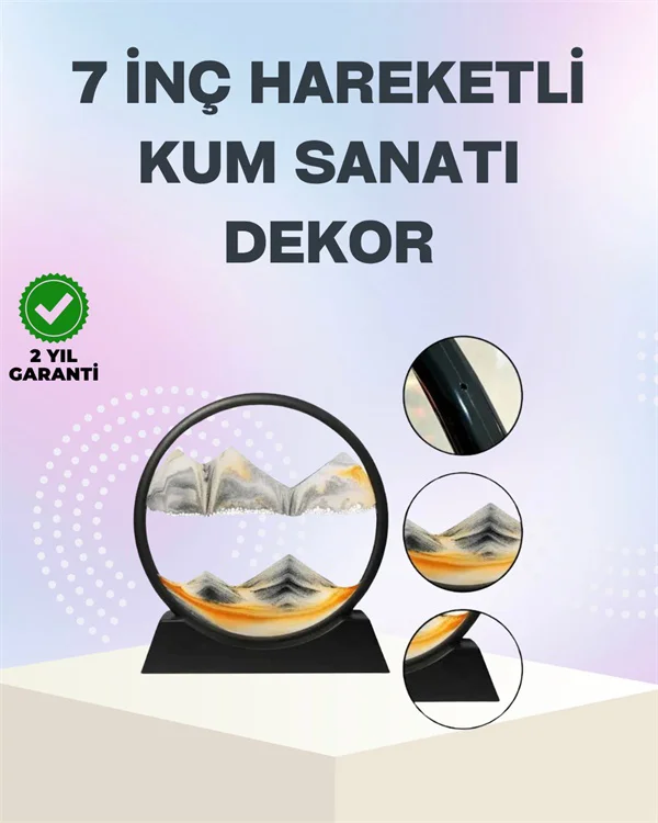 Zihin Açıcı Kum Manzarası 3d Dinamik Kum Tablosu, Dekoratif, Dö R