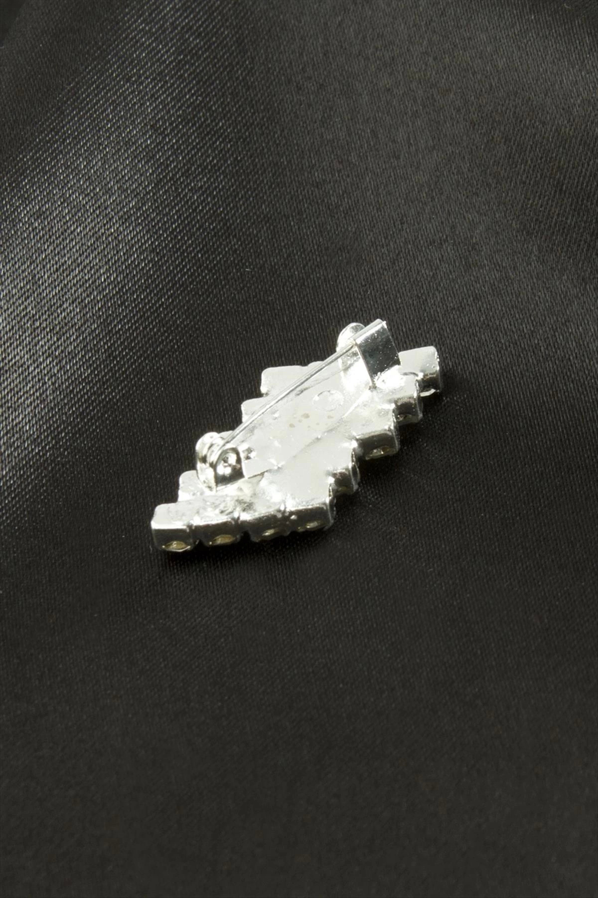 Rby Zikzak Taşli Broş