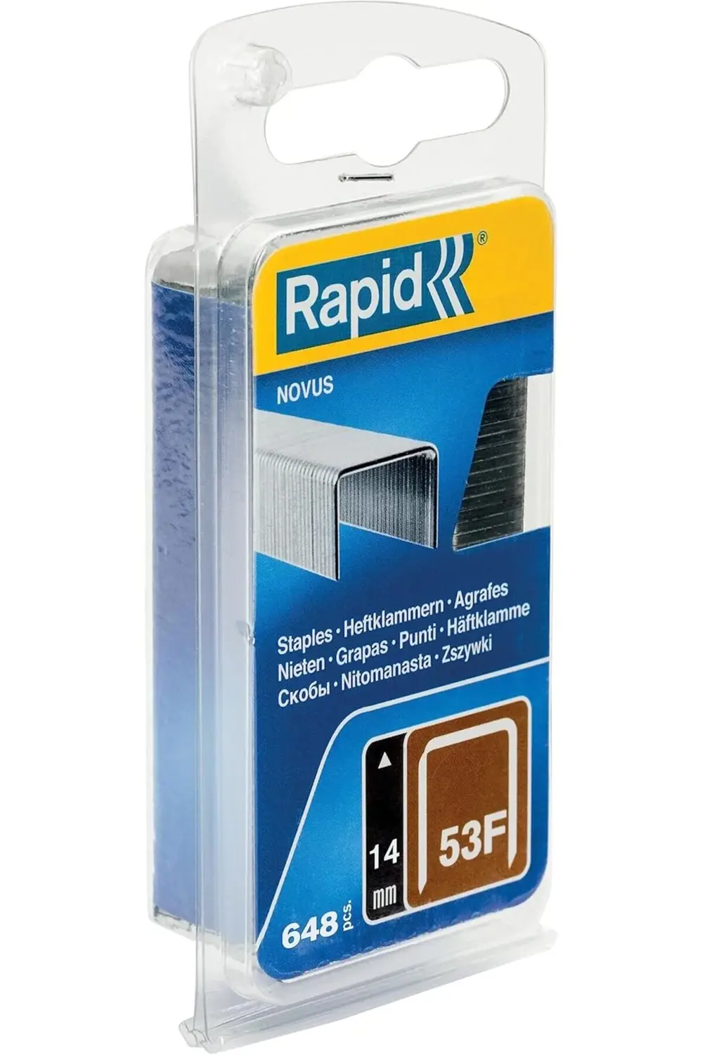 Zımba teli Tip 53F, 14 mm zımba, 648 adet, el ve elektrikli zımba