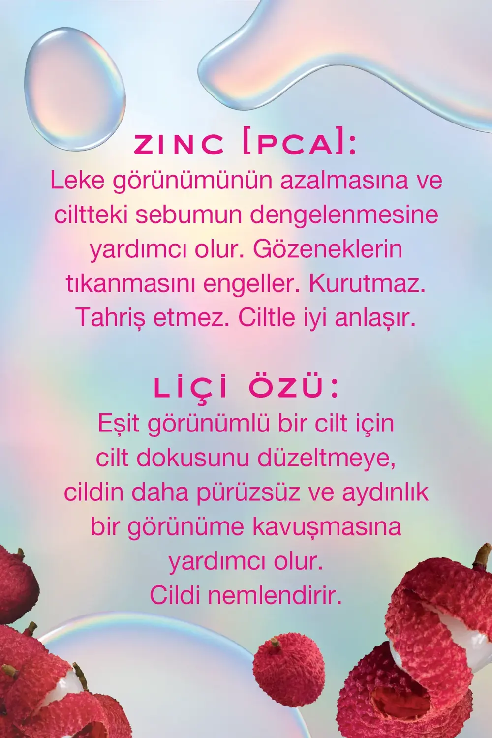 Zinc Power Akne ve Leke Karşıtı Bakım Serumu