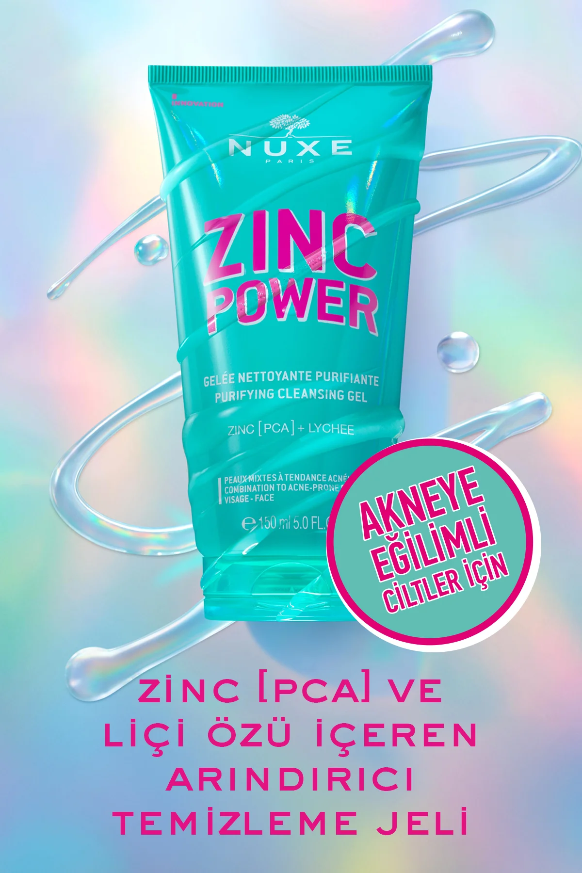 Zinc Power Arındırıcı Temizleme Jeli