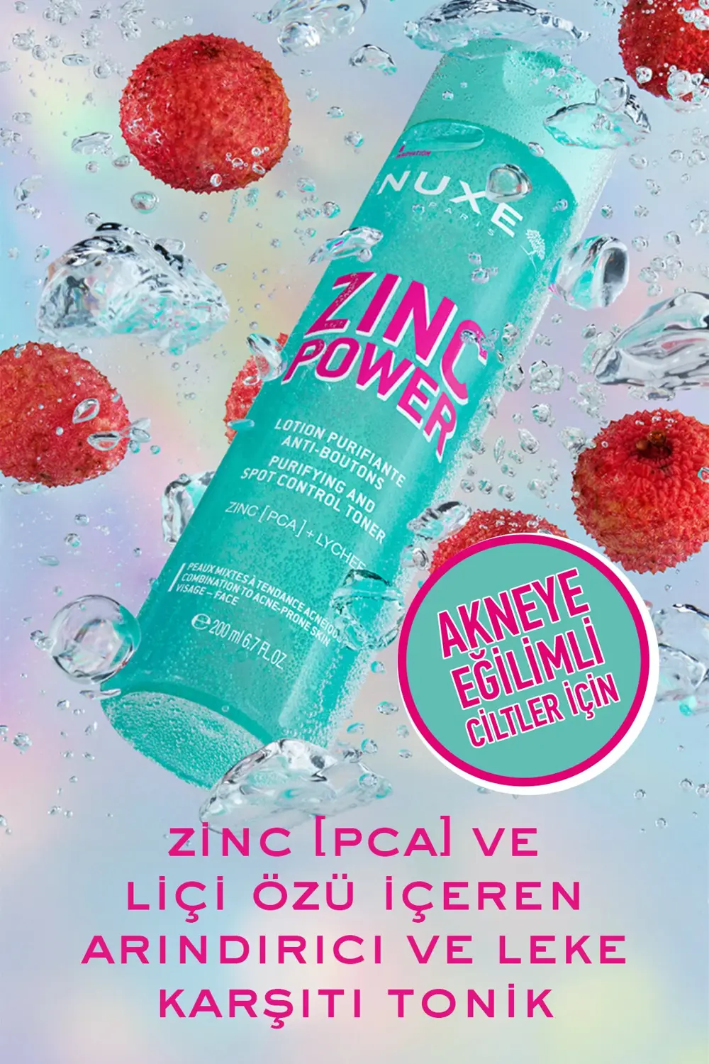 Zinc Power Arındırıcı ve Leke Karşıtı Tonik