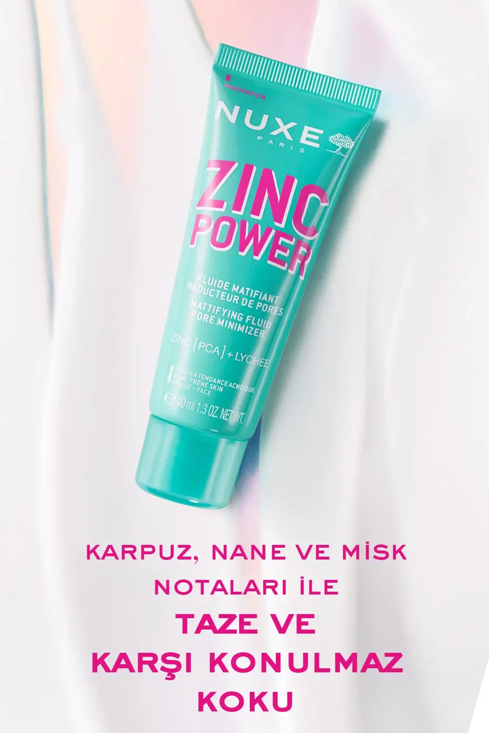 Zinc Power Matlaştırıcı ve Gözenek Sıkılaştırıcı Nemlendirici