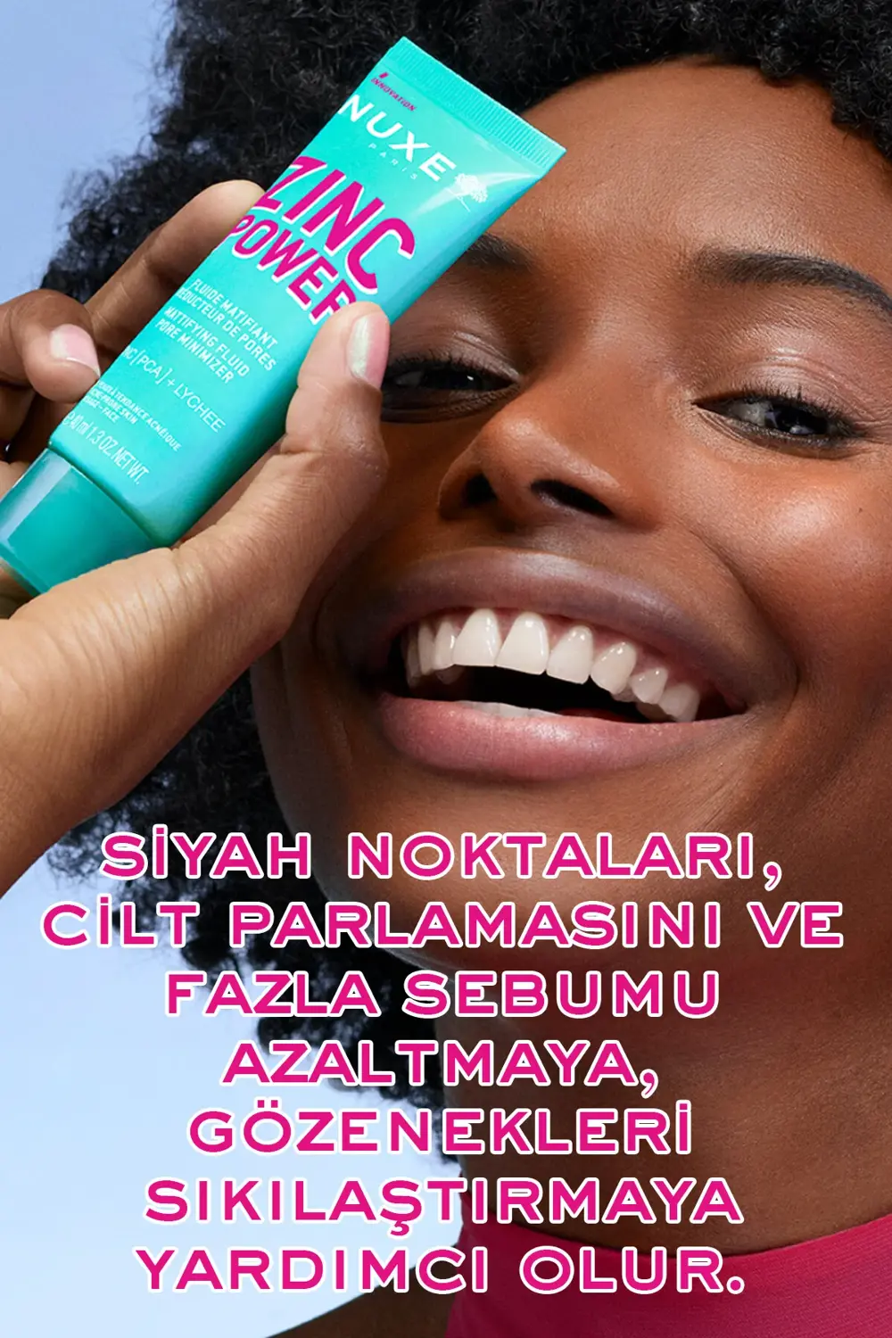 Zinc Power Matlaştırıcı ve Gözenek Sıkılaştırıcı Nemlendirici