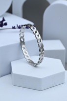 Tükkan Accessories Zincir Desen Bir Tarafi Zirkon Taşli Bir Tarafi Düz Çift Tarafli 