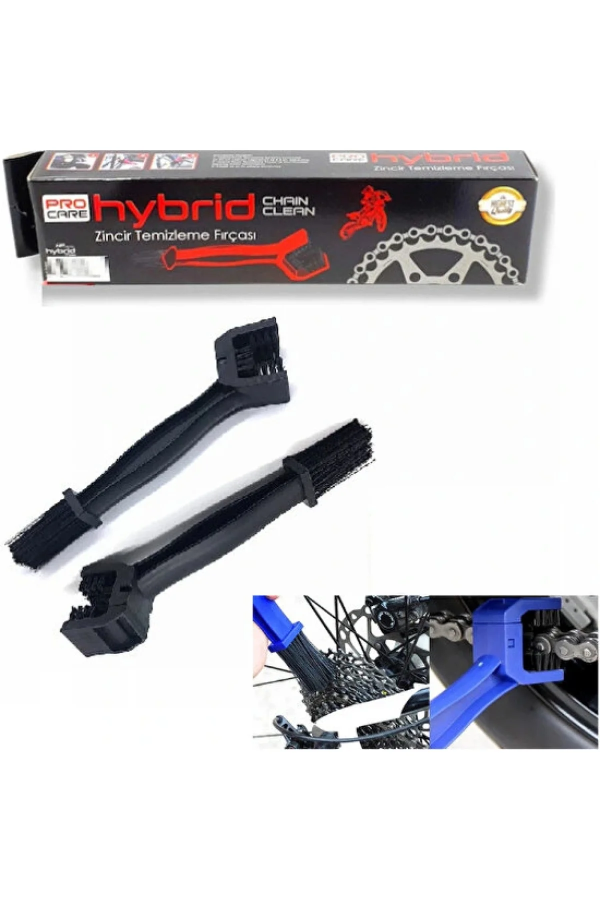 Zincir Temizleme Fırçası Hybrıd
