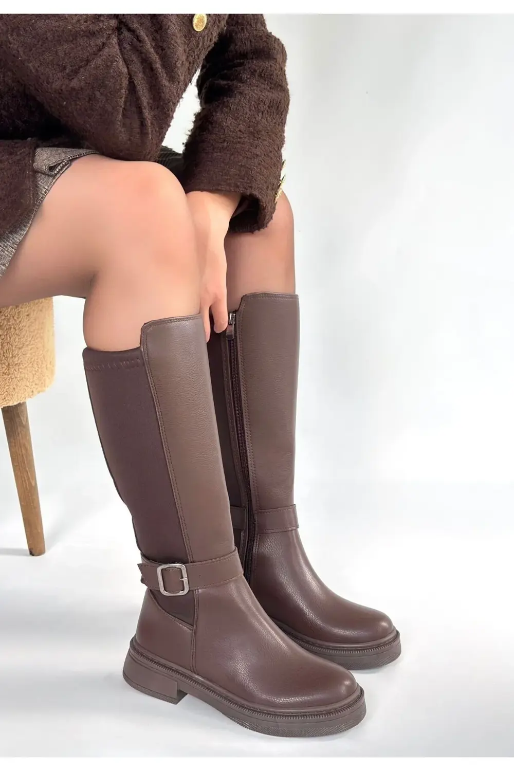 Zinda Kahverengi Cilt Çizme