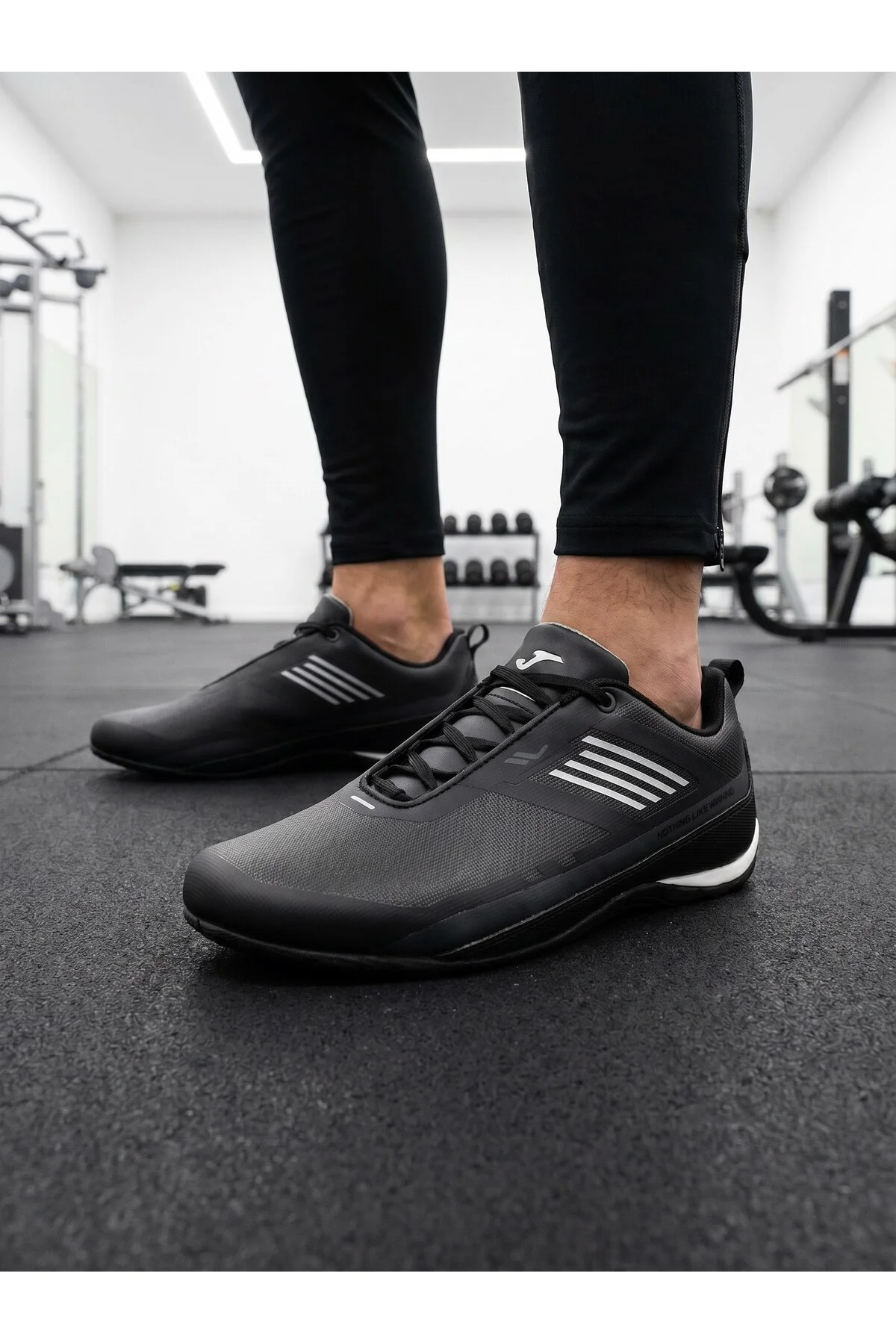 Zion 2 Siyah Micro Fiber Erkek Spor Sneakers