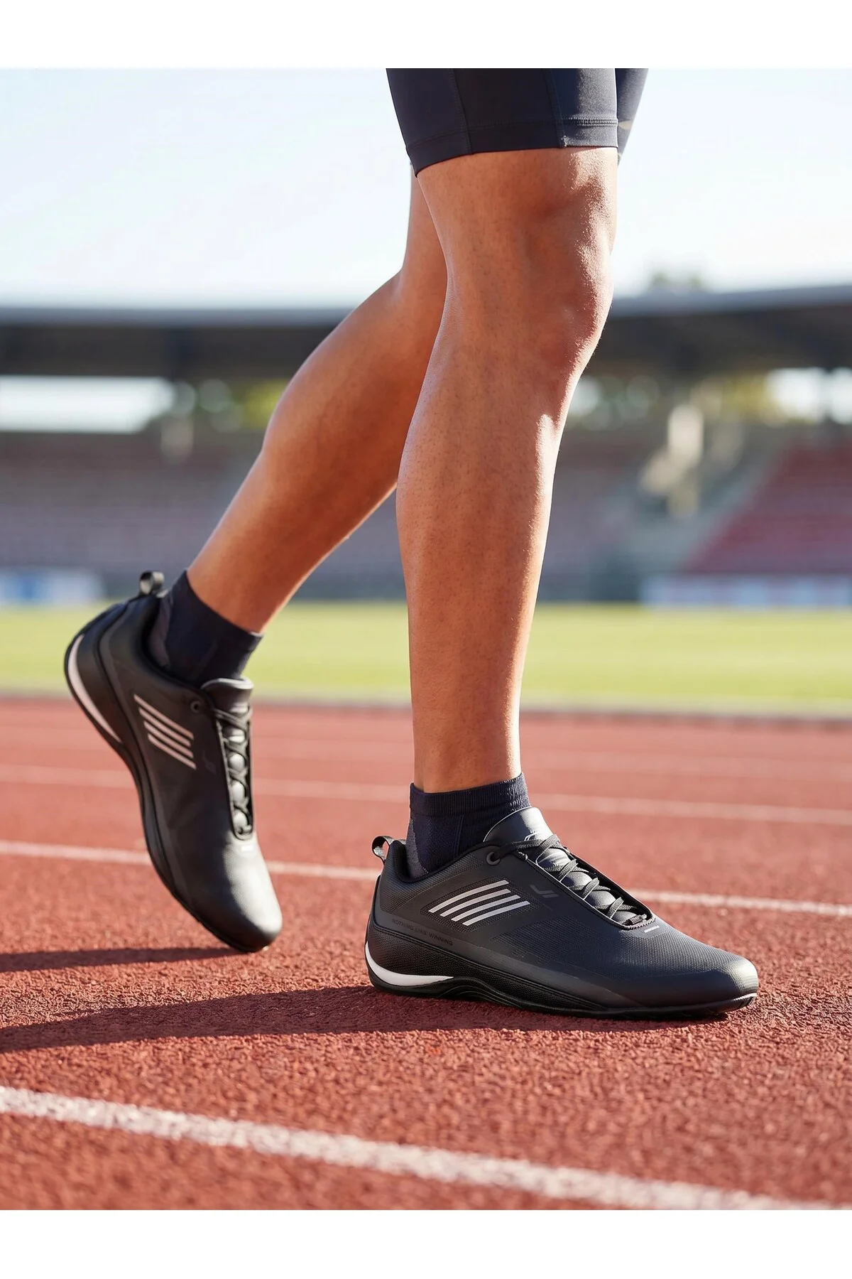 Zion 2 Siyah Micro Fiber Erkek Spor Sneakers