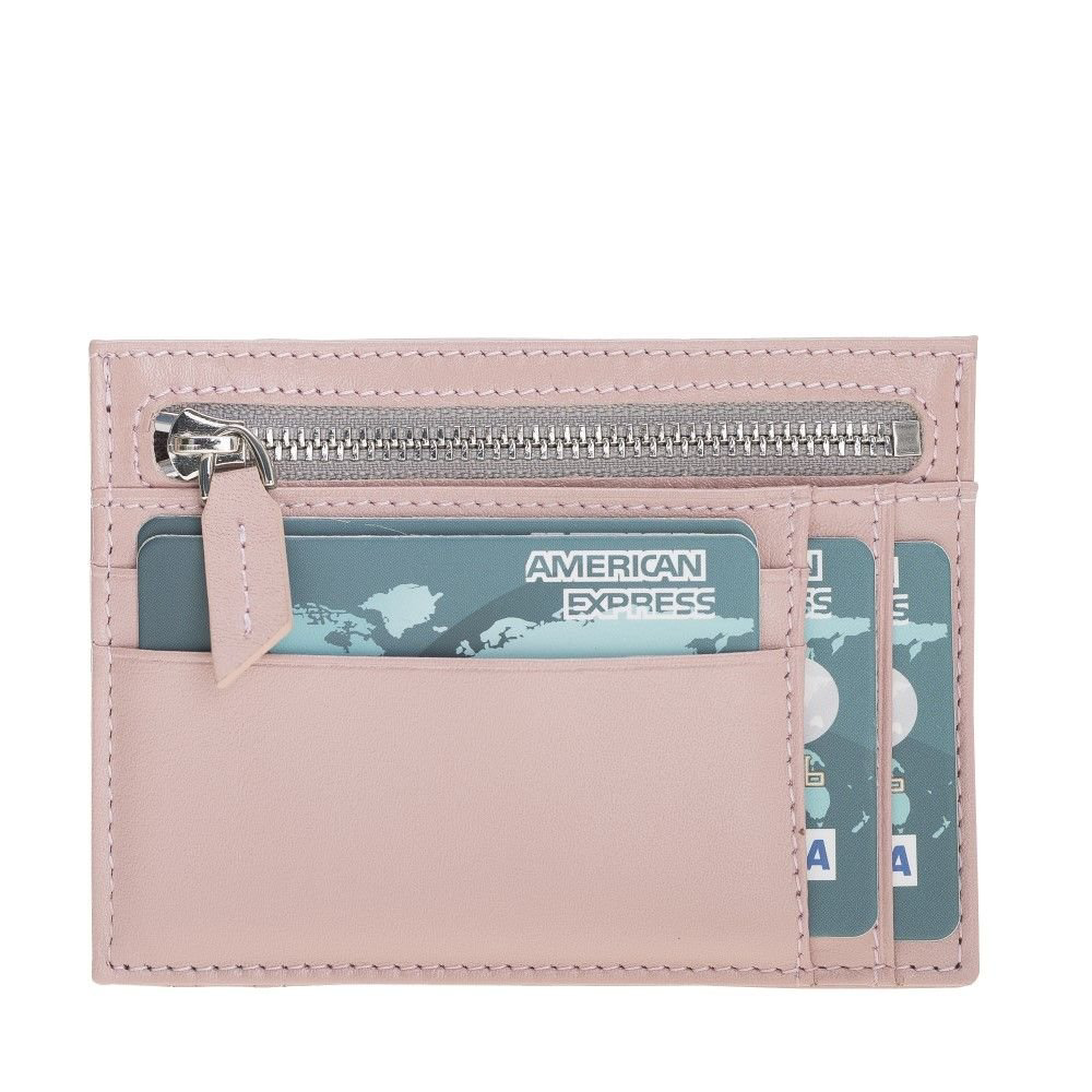 Zip Deri Fermuarlı Kartlık ZPCH NU2 Pembe Zip Deri Fermuarlı Kartlık ZPCH NU2 Pembe