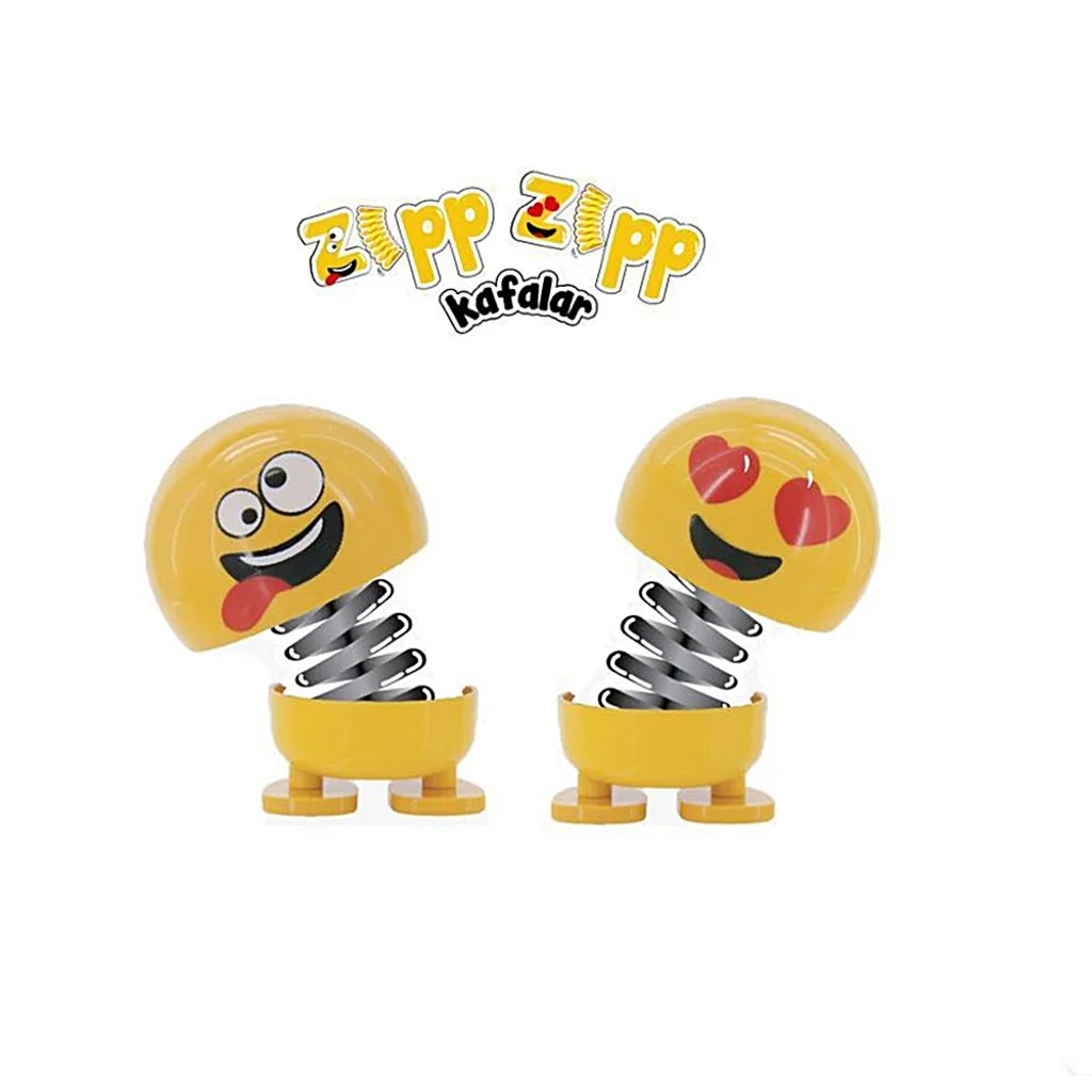 Zıp Zıp Kafalar Sevimli Kafa Sallayan Emojiler Çıın Kafalar