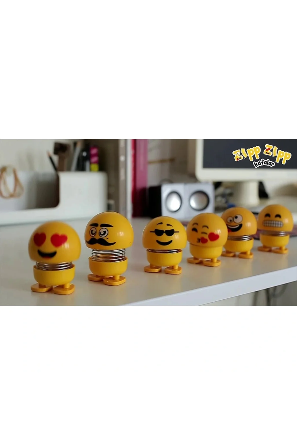 Zıp Zıp Kafalar Sevimli Kafa Sallayan Emojiler Çılgın Kafalar Zıp Zıp Kafalar Sevimli Kafa Sallayan Emojiler Çılgın Kafalar - Görsel 4