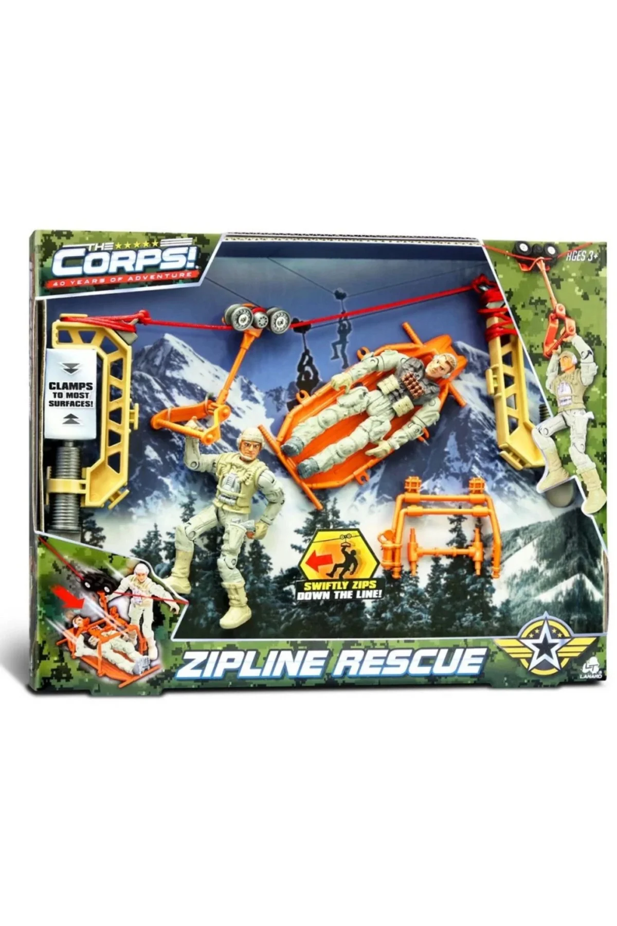 Zipline Rescue Asker Oyun Seti