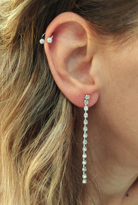 ZİRKON TAŞ TEK SIRA SU YOLU ABİYE GECE KÜPE-STK113