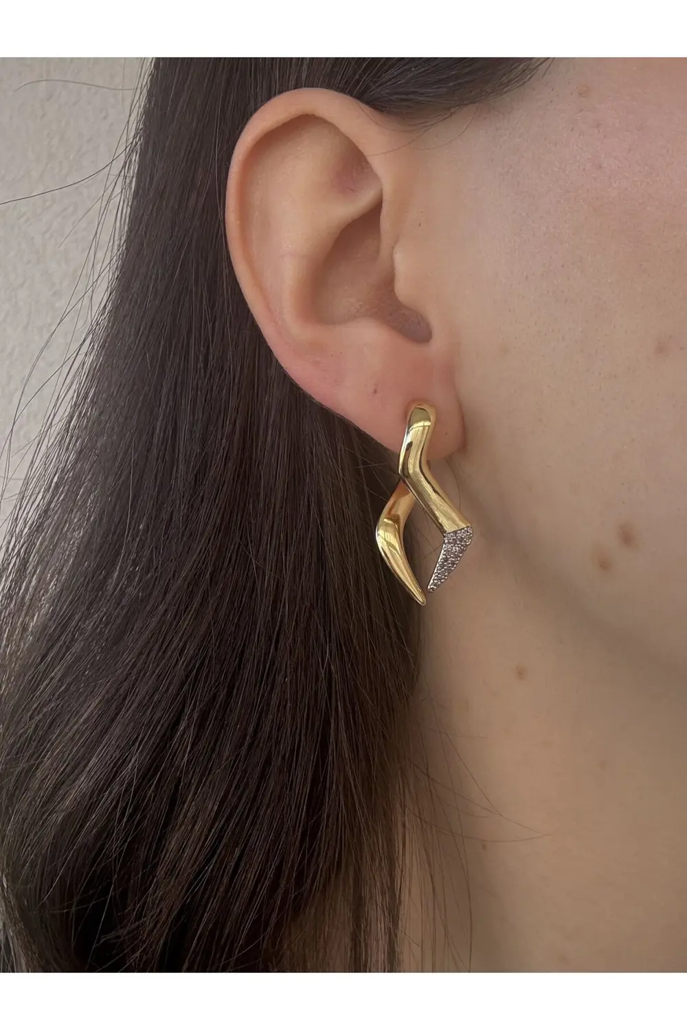 Atelier Emine Zirkon Tasarım Küpe