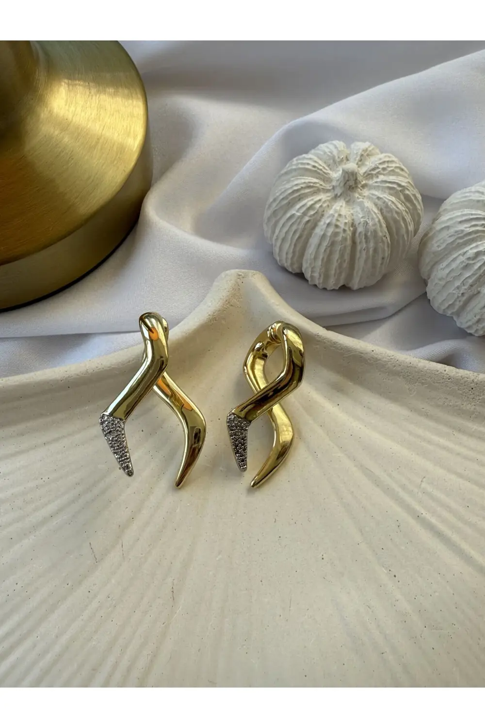 Atelier Emine Zirkon Tasarım Küpe