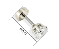 ZİRKON TAŞLI 316L CERRAHİ ÇELİK KIKIRDAK,TRAGUS,KULAK PİERCİNG-00 ZİRKON TAŞLI 316L CERRAHİ ÇELİK KIKIRDAK,TRAGUS,KULAK PİERCİNG-00