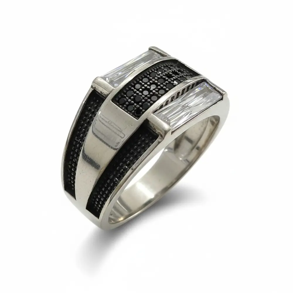 Zirkon Taşlı Gümüş Yüzük 250057088G10Y