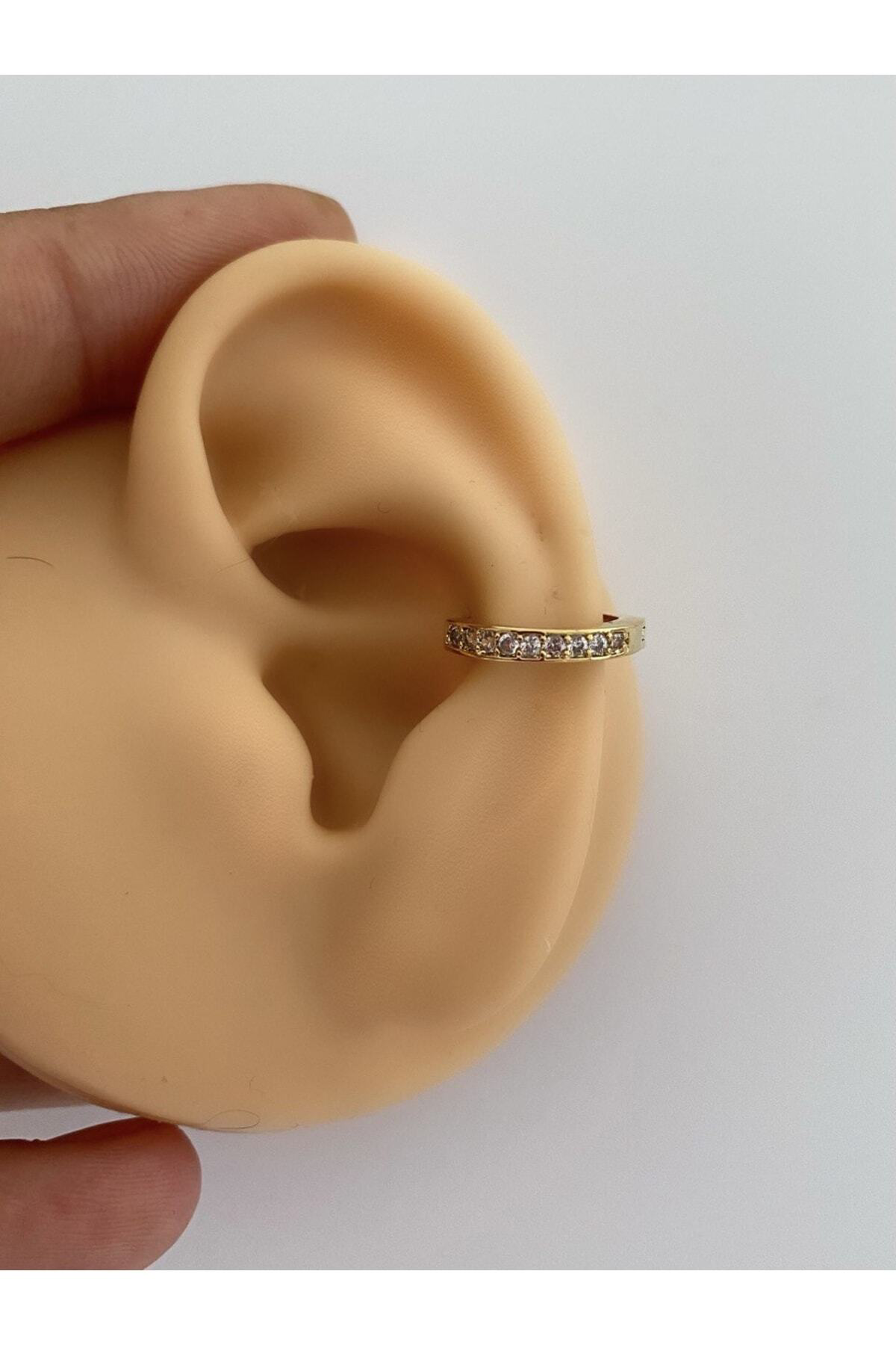 Zirkon Taşlı Halka Conch Piercing