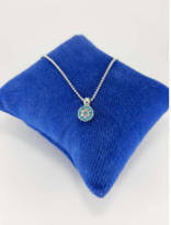 Tükkan Accessories Zirkon Taşli Nazar Boncuklu Kolye-Zikolif5