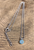 Tükkan Accessories Zirkon Taşli Nazar Boncuklu Kolye-Zikolif5