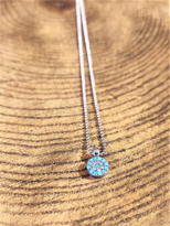 Tükkan Accessories Zirkon Taşli Nazar Boncuklu Kolye-Zikolif5