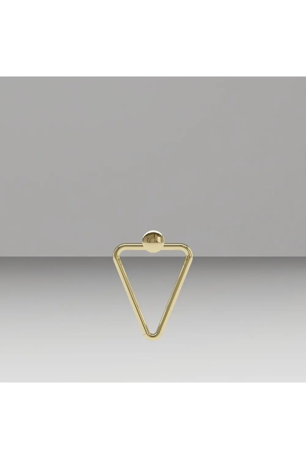 ZİRVE ÜÇGEN DOLAP,ÇEKMECE METAL MOBİLYA KULBU  (4 ADET) ALTIN