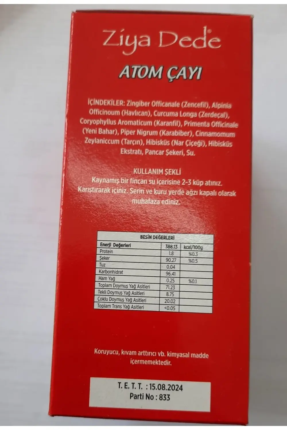 Ziya Dede Atom Çayı 150gr 1 Adet