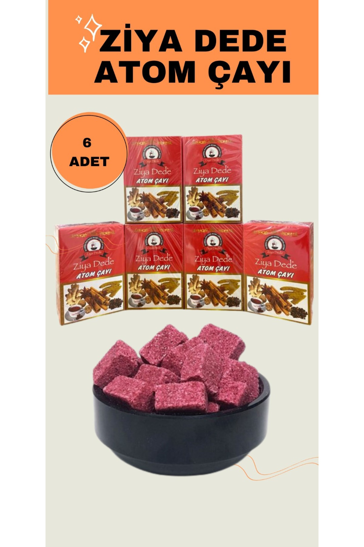 Ziya Dede Atom Çayı Kış Çayı 150 gr. (6 Kutu)