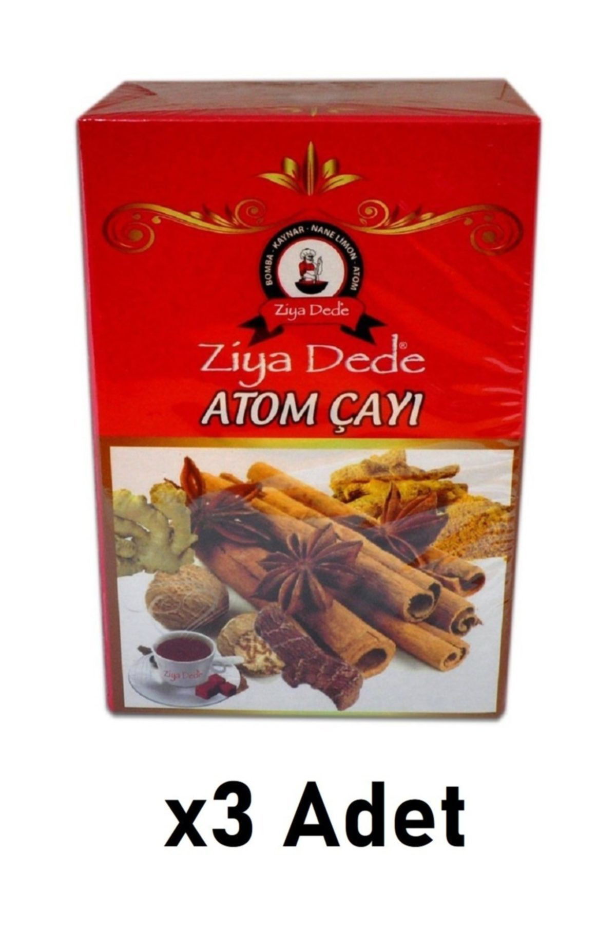 Ziya Dede Atom Çayı Kutulu 4 Adet