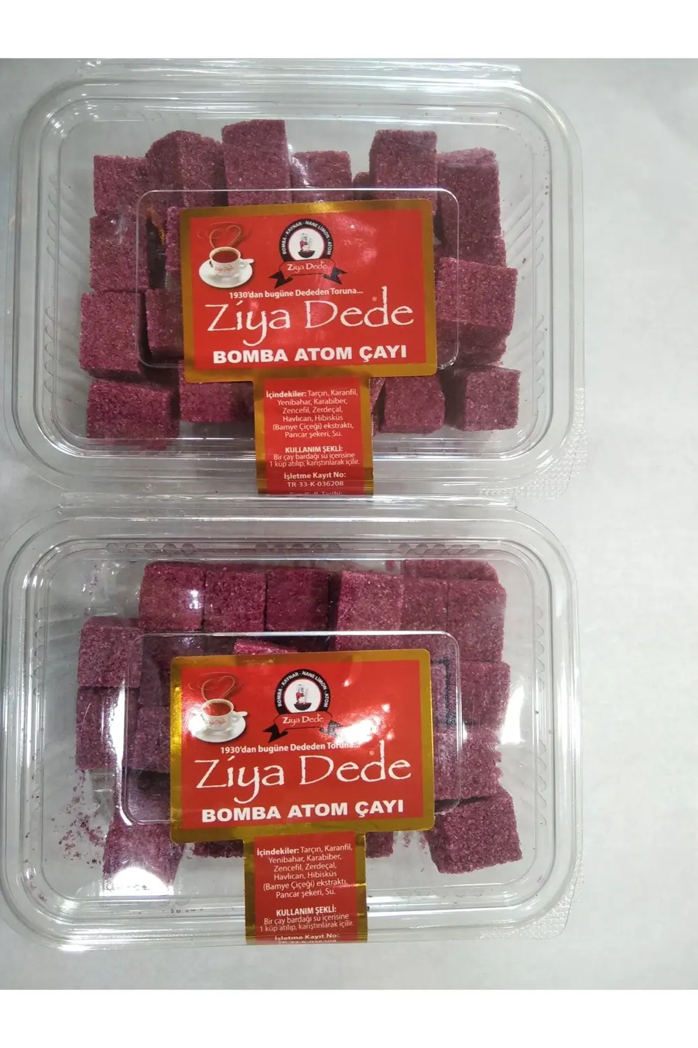 Ziya Dede Atom Çayı Bomba Çayı 2 Adet