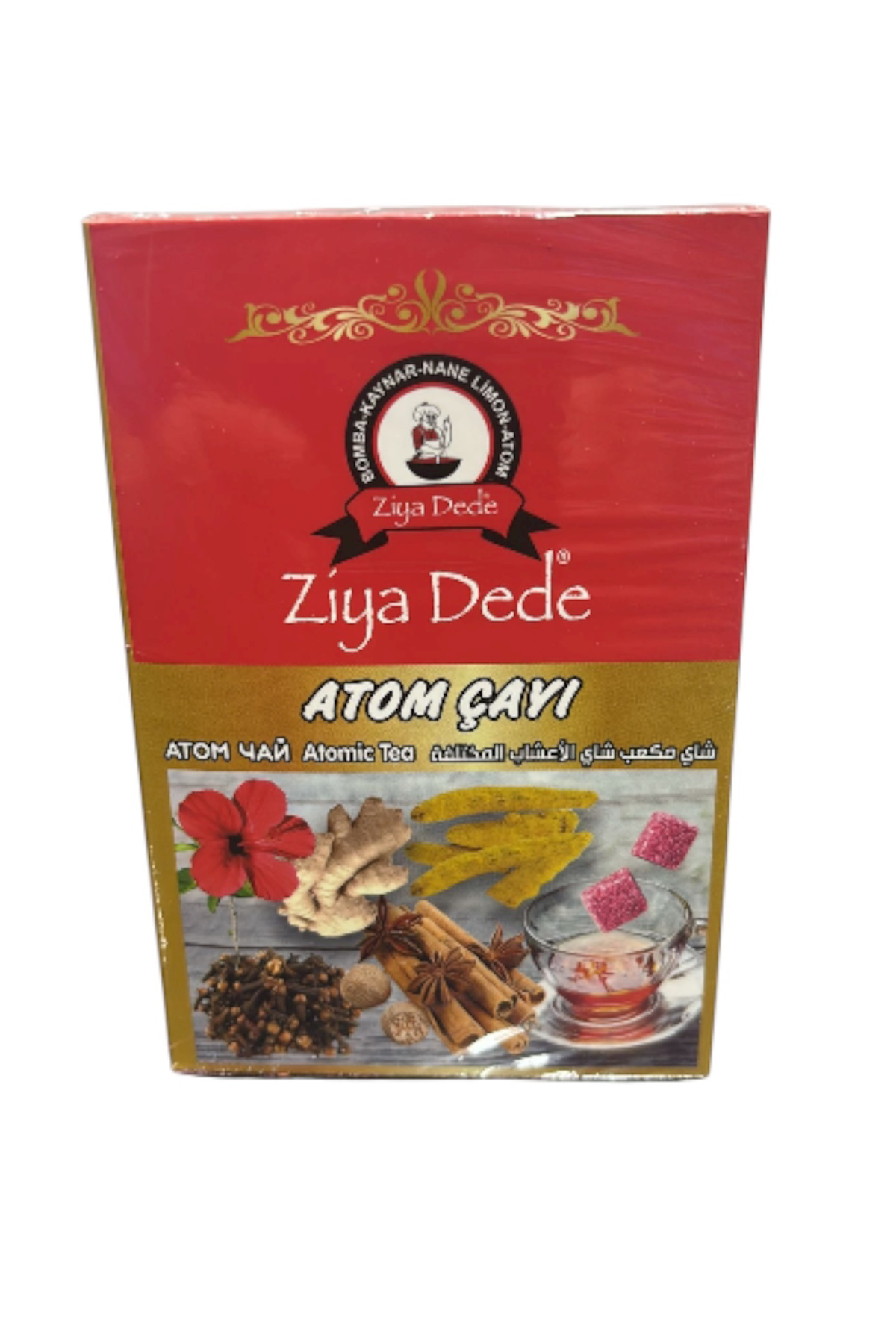 Ziya Dede Atom Küp Bitki Çayı 150 Gr 30 Adet Kutu