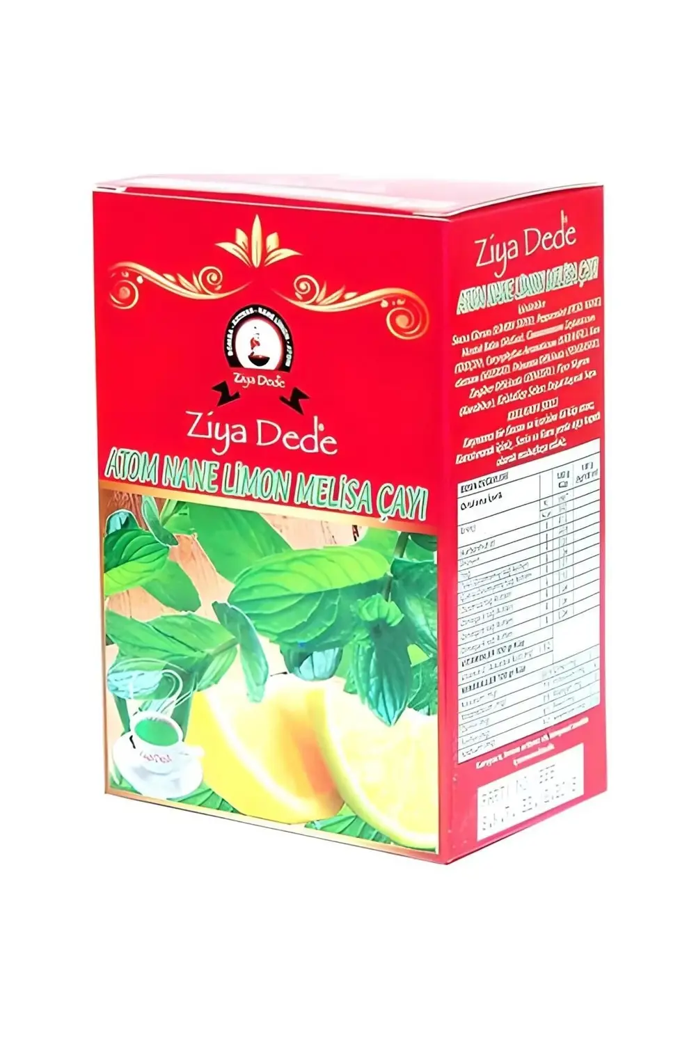 ZİYA DEDE ATOM NANE-LİMON&MELİSA ÇAYI 140 GRAM 3 ADET