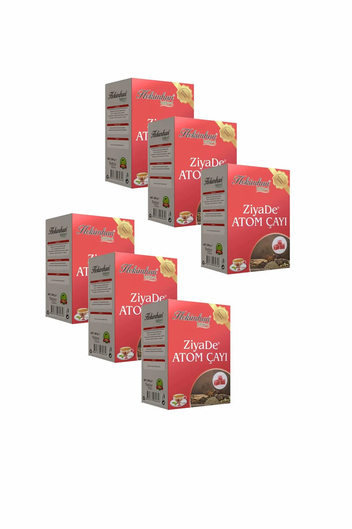 Ziyade Atom Çayı 200 Gr X 6 Adet Ziyade Atom Çayı 200 Gr X 6 Adet