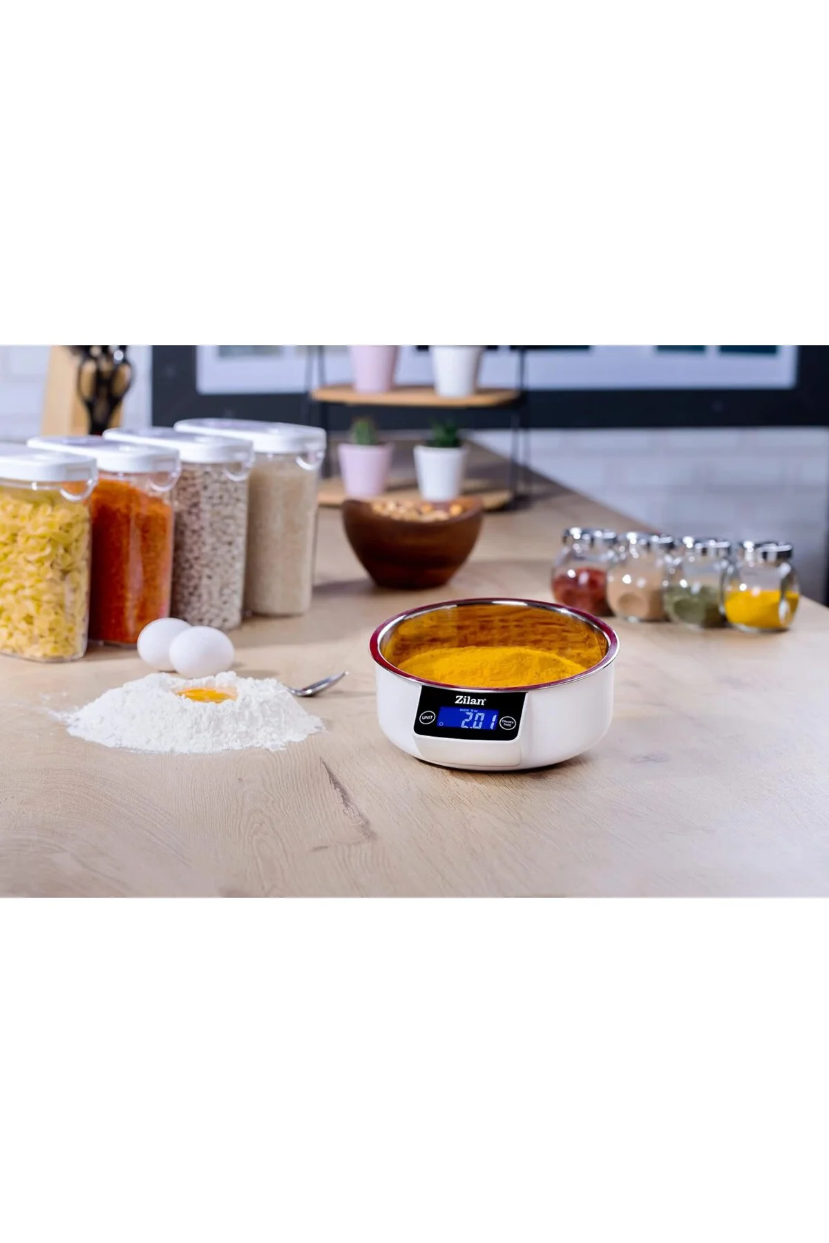 ZLN2977 Dijital Mutfak Tartısı, 5 kg Kapasiteli, 1 gr Hassasiyetl