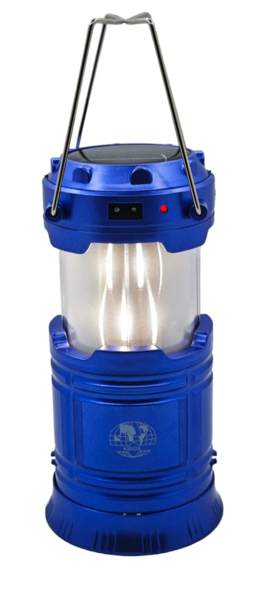Zm-5822   Kırğıl Solar Şarjlı Led Fanus+Fener