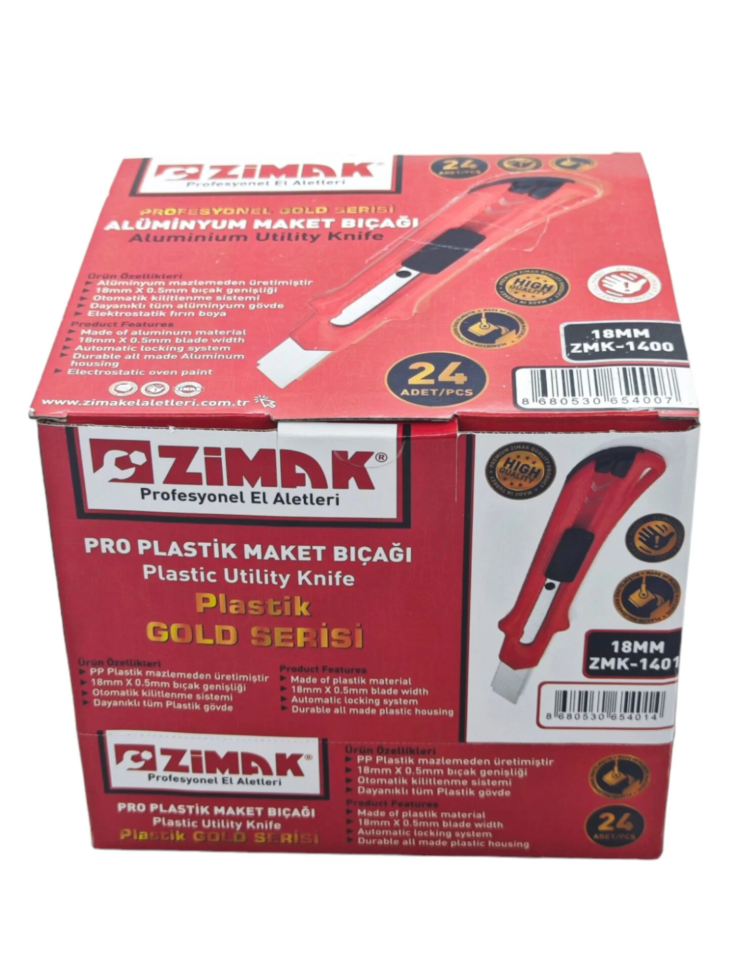 Zmk-1401   Zimak Plastik Maket Bıçağı - Pro Gold