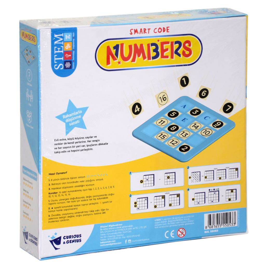 ZMK-1739 Numbers Akıllı Kod Sayılar -Özaydınlar ZMK-1739 Numbers Akıllı Kod Sayılar -Özaydınlar