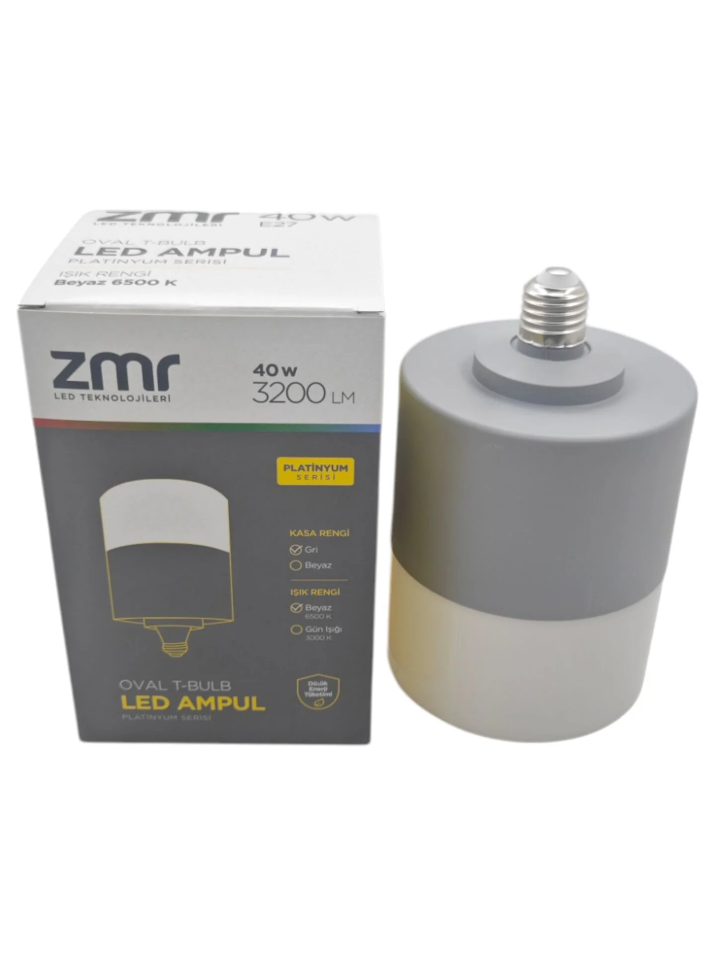 ZMR-116/G   ZMR E27-40W Kristal T-Bulb Led Ampul
