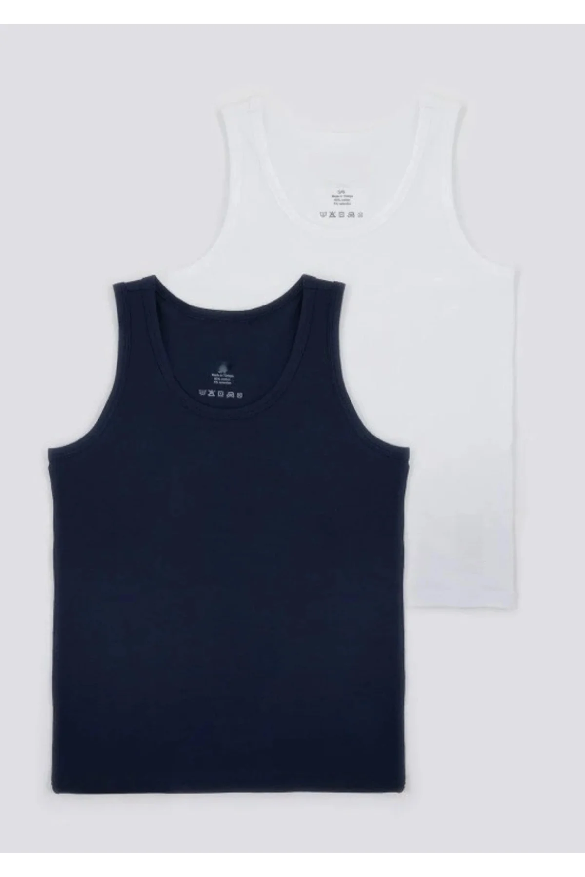 znv Mey İthalat® Fanila US1380 Navy-White znv2026