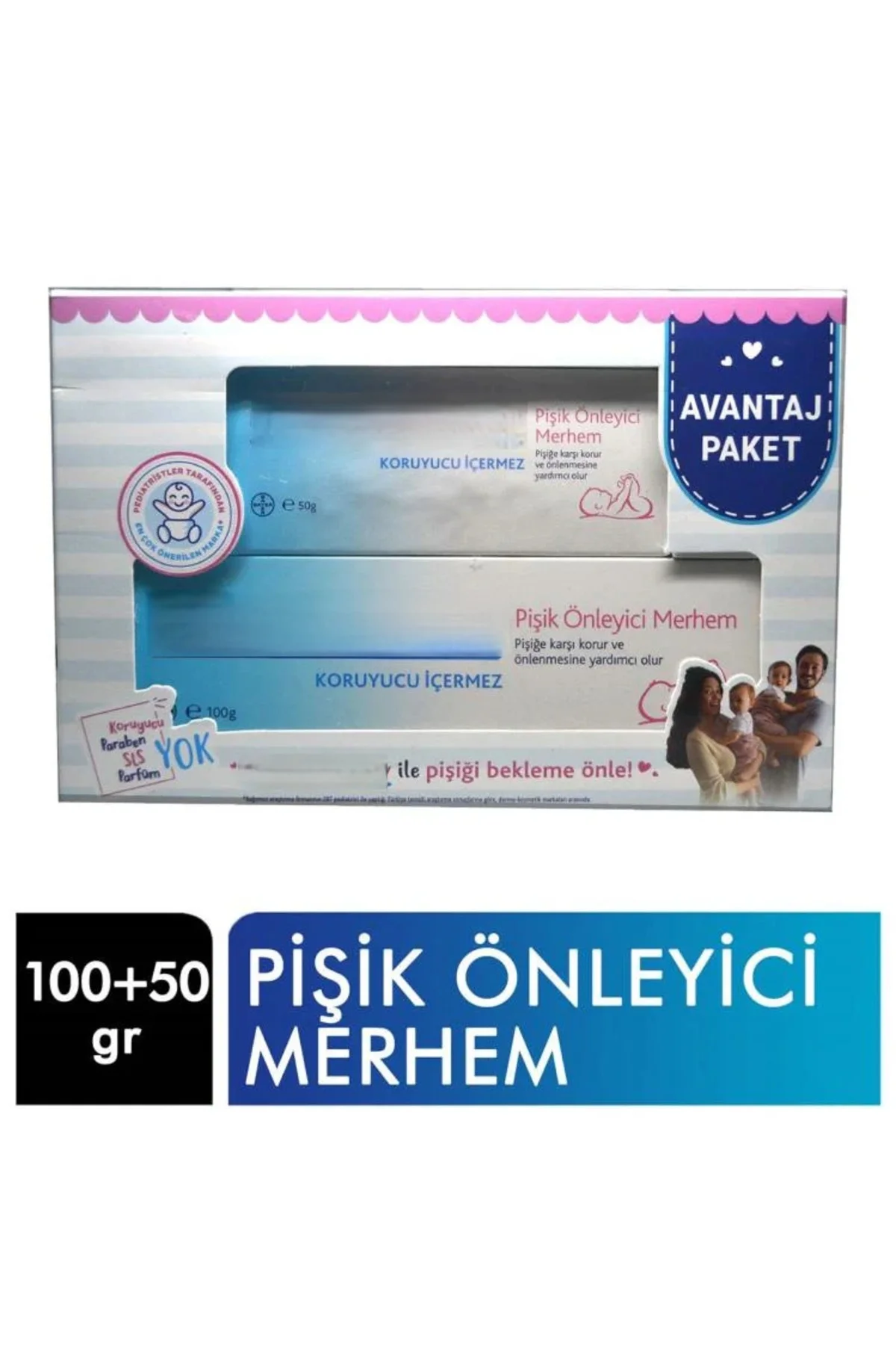 znv Mey İthalat® Pişik Kremi Avantaj Paketi 100 Gr + 50 Gr znv202