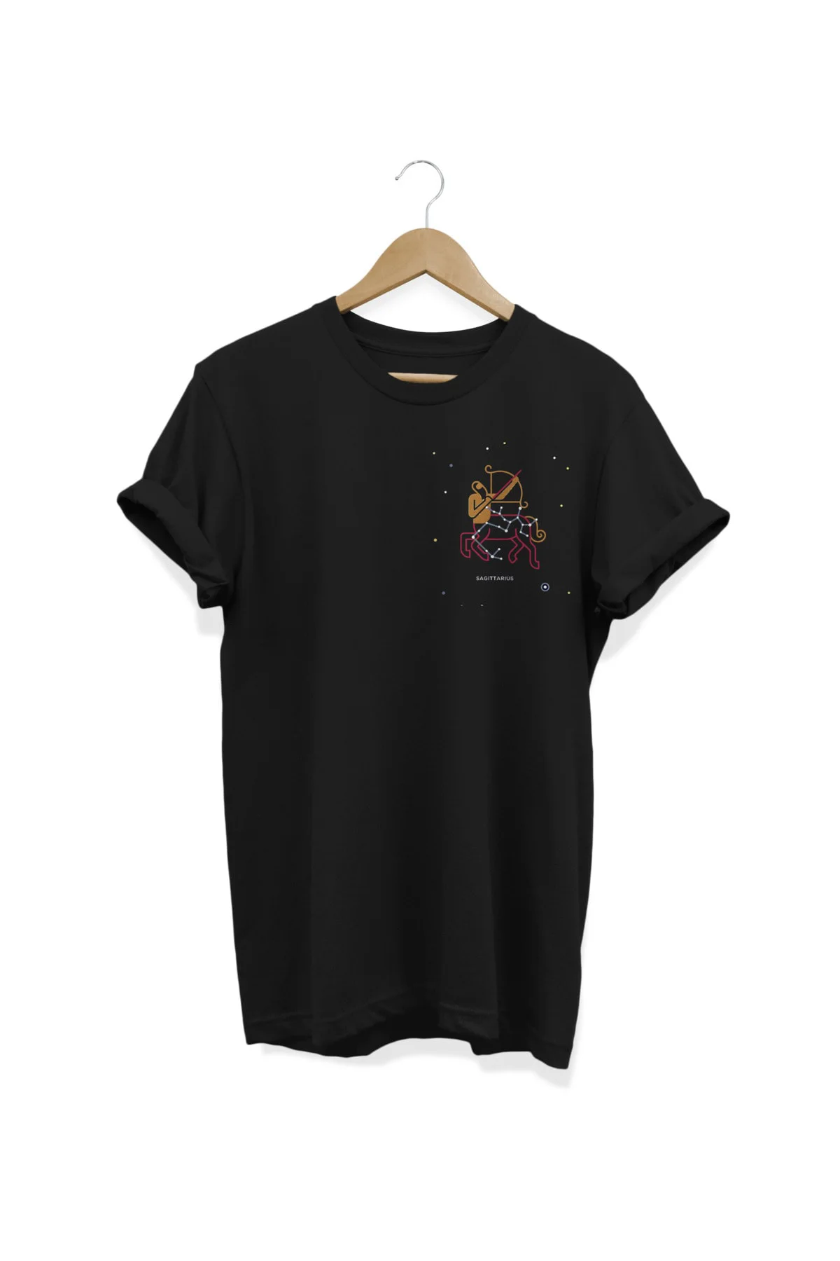 Zodiac Burç Koleksiyonu Aslan T-shirt %100 Pamuklu