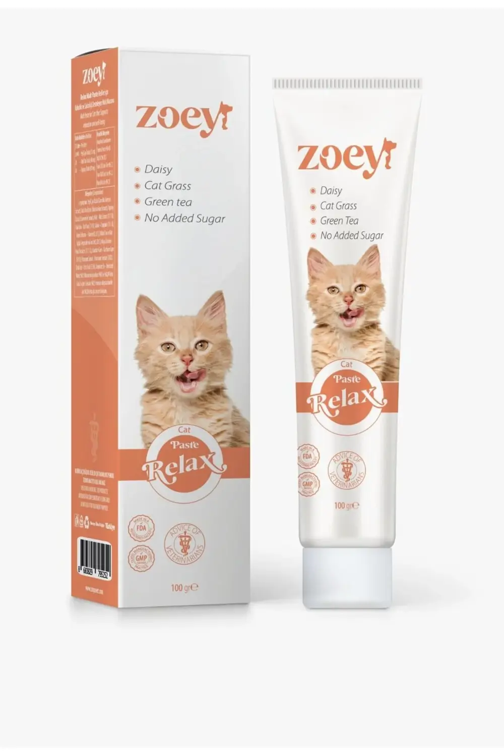 ZOEY RELAX MALT PASTE KEDİLER İÇİN RAHATLIK VE SAKİNLİĞİ DESTEKLE