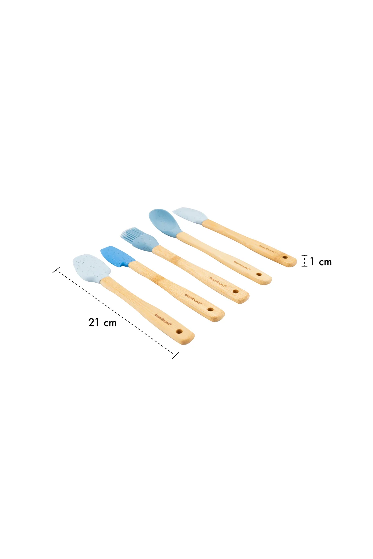 Zolly  5’li Spatula Seti Mavi