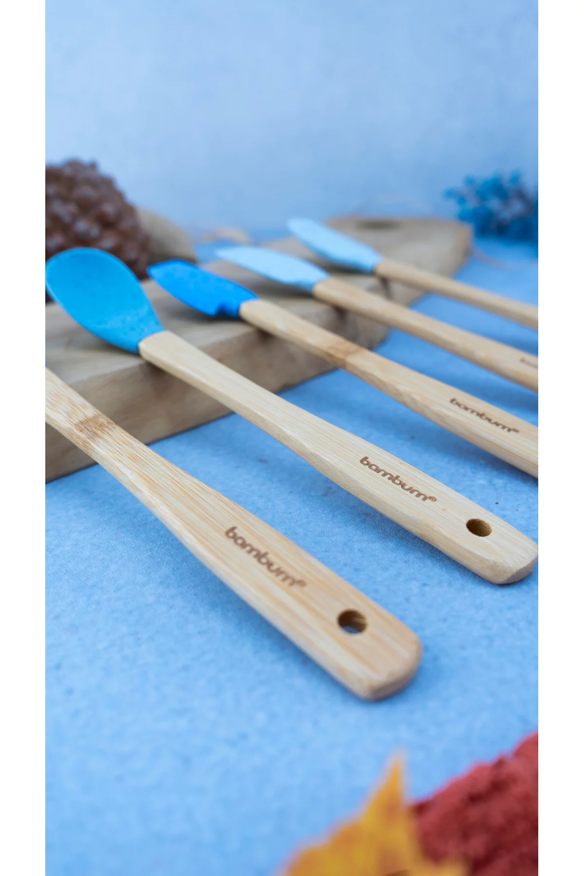 Zolly  5’li Spatula Seti Mavi