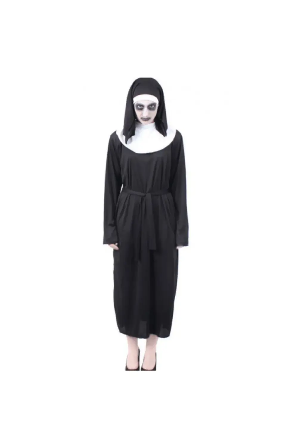 zombi rahibe kostümü Halloween