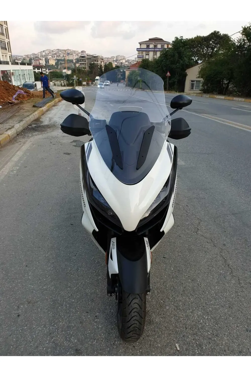 Zontes 350 E Siperlik Ön Cam 2022-2023 Model 70cm Şeffaf Renkli 4