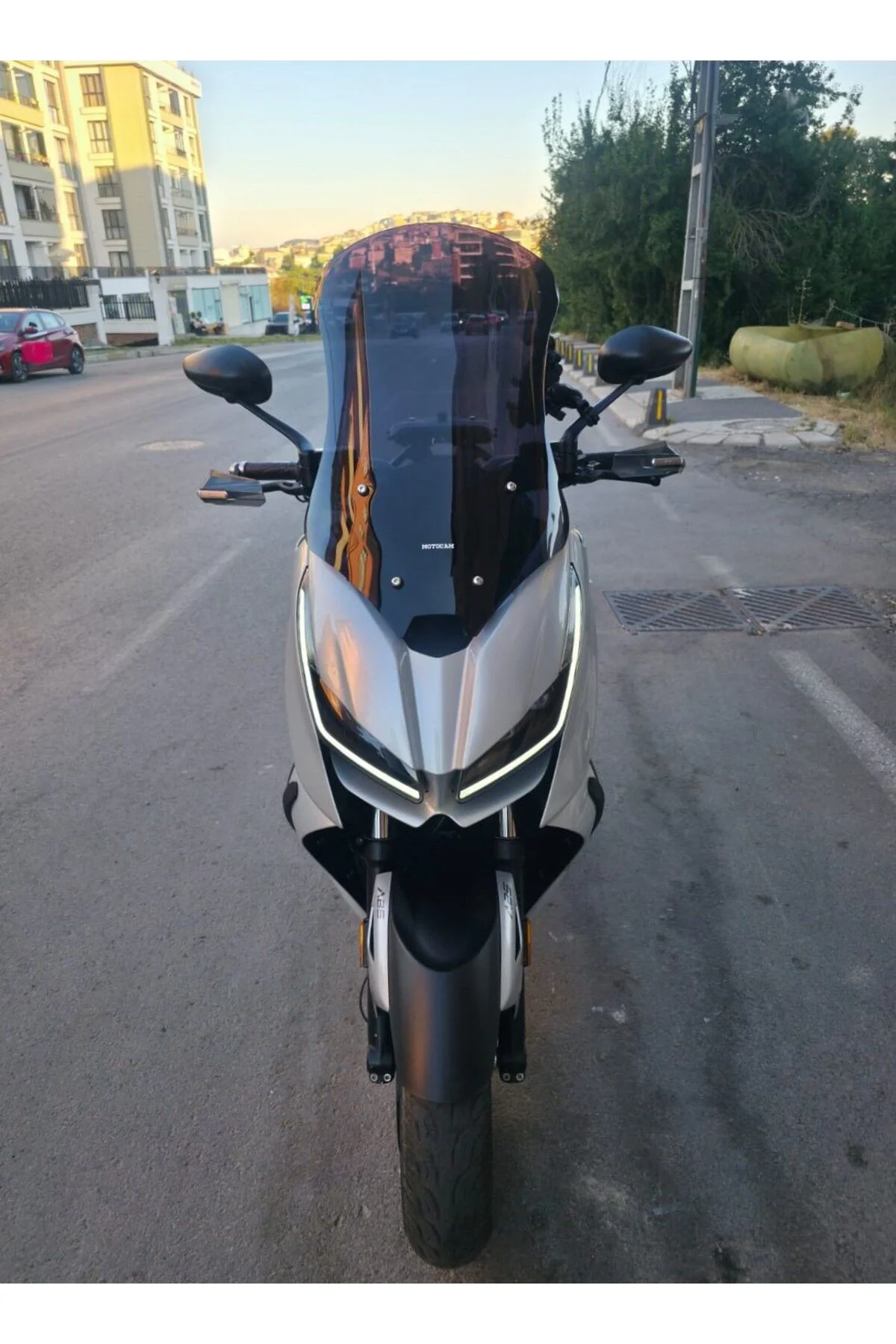 Zontes RZ 250 S Ön Cam 2025-2026 Model 62cm Siyah Renkli 4mm