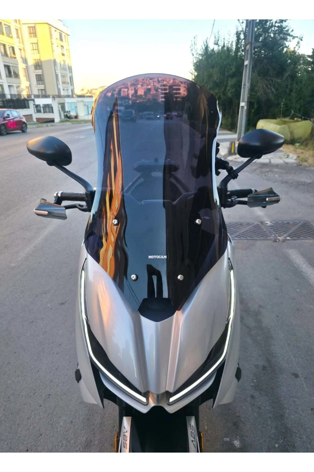 Zontes RZ 250 S Ön Cam 2025-2026 Model 62cm Siyah Renkli 4mm